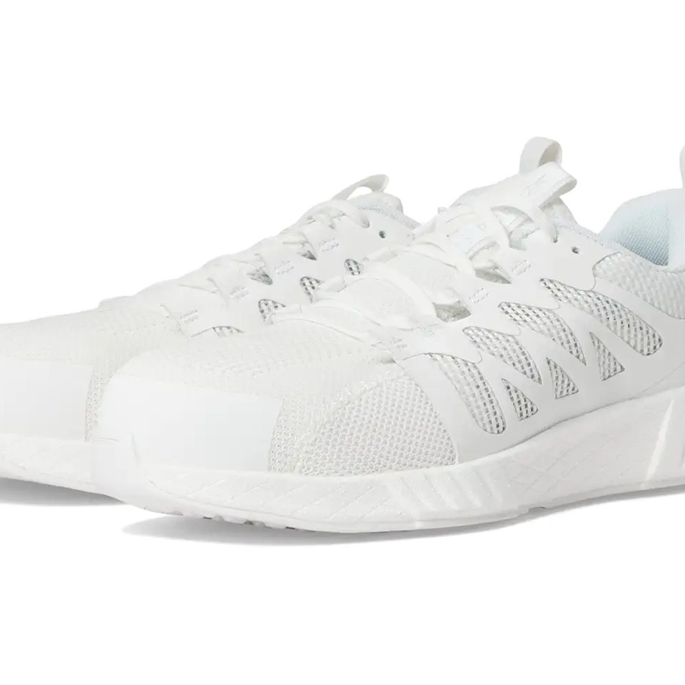 Reebok White Work Fusion Flexweave Athletic/Work Shoes